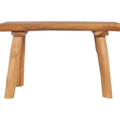 Bancs-vidaXL Banc de jardin 80 cm Bois de teck massif