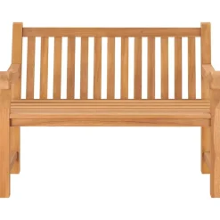 Mobilier De Jardin-vidaXL Banc de jardin 114 cm bois de teck solide