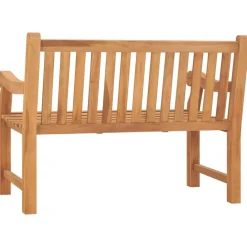 Mobilier De Jardin-vidaXL Banc de jardin 114 cm bois de teck solide