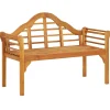 vidaXL Banc de jardin 125 cm Bois d'acacia solide