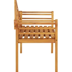vidaXL Banc de jardin 125 cm Bois d'acacia solide