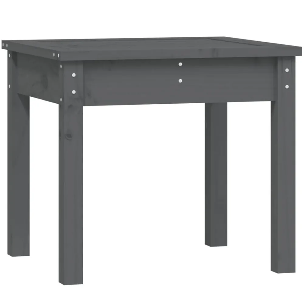 Mobilier De Jardin-vidaXL Banc de jardin gris 50x44x45 cm bois massif de pin Pin gris