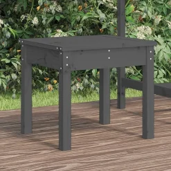 Mobilier De Jardin-vidaXL Banc de jardin gris 50x44x45 cm bois massif de pin Pin gris