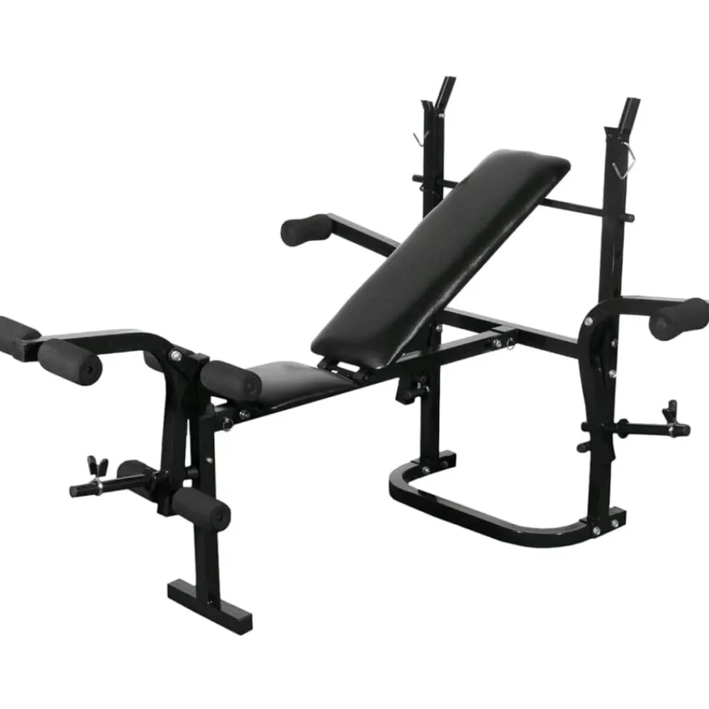 Entraînement & Fitness-vidaXL Banc de musculation noir