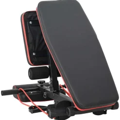 Entraînement & Fitness-vidaXL Banc de musculation Noir 131 x 41 x 100 cm