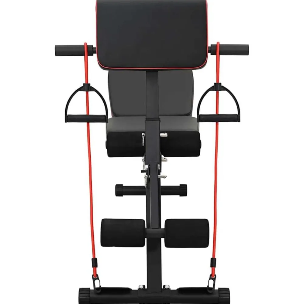 Entraînement & Fitness-vidaXL Banc de musculation Noir 131 x 41 x 100 cm