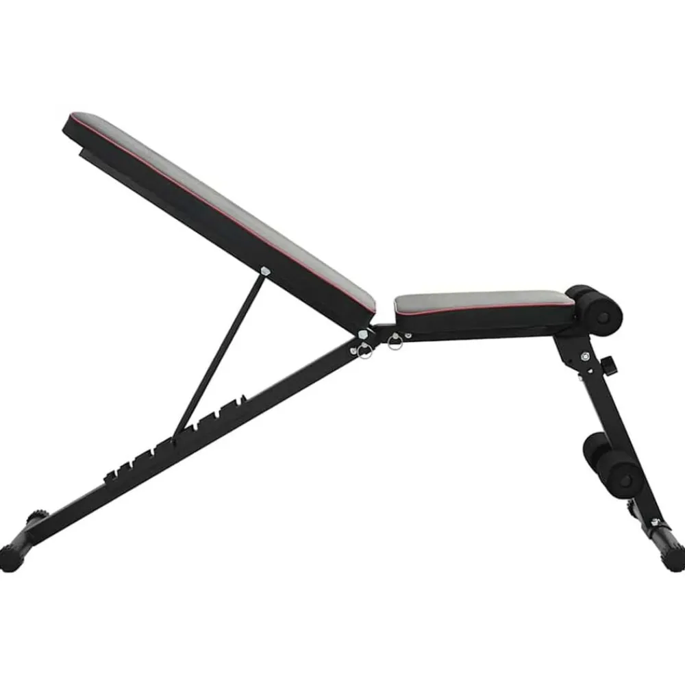 Entraînement & Fitness-vidaXL Banc de musculation Noir 131 x 41 x 110 cm