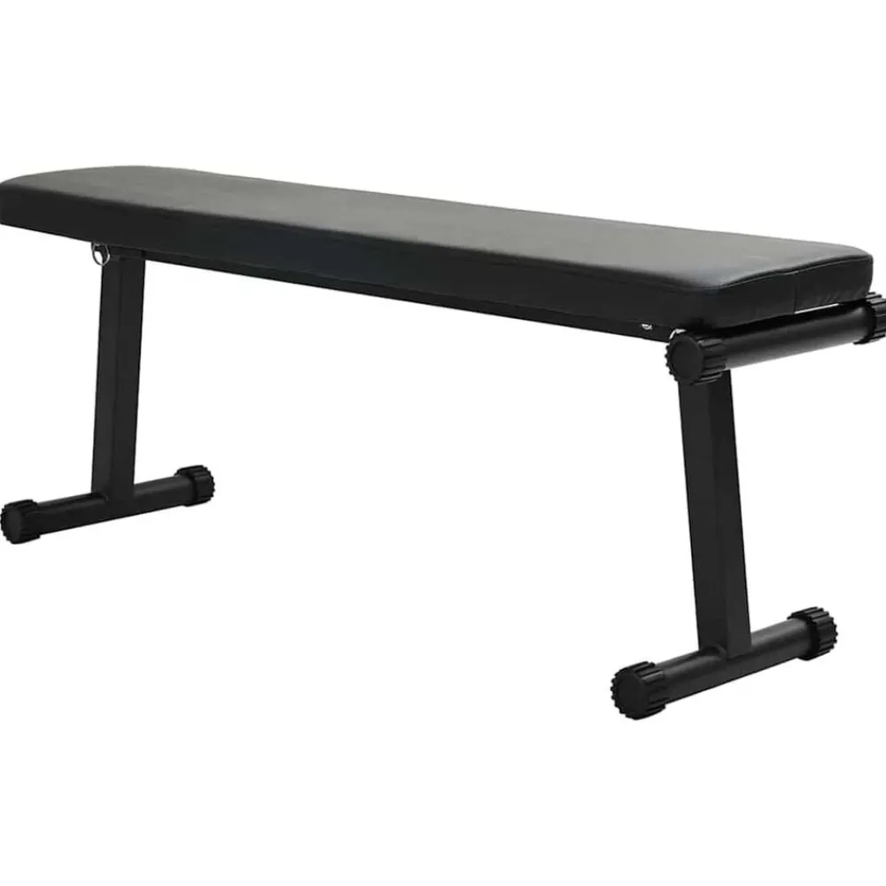 Entraînement & Fitness-vidaXL Banc de poids Noir 108 x 27 x 41 cm Acier enduit de poudre