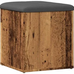 vidaXL Banc de rangement 42x42x45 cm bois d'ingénierie