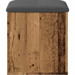 vidaXL Banc de rangement 42x42x45 cm bois d'ingénierie