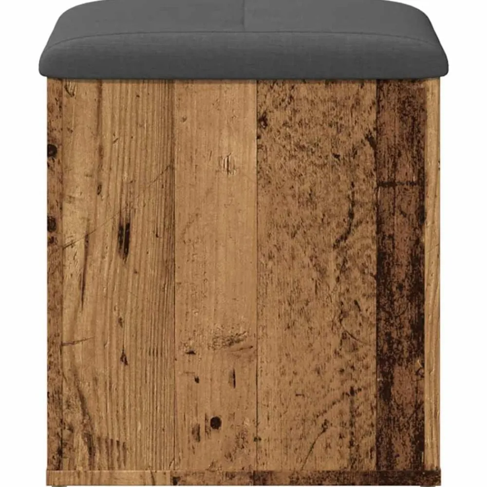 vidaXL Banc de rangement 42x42x45 cm bois d'ingénierie