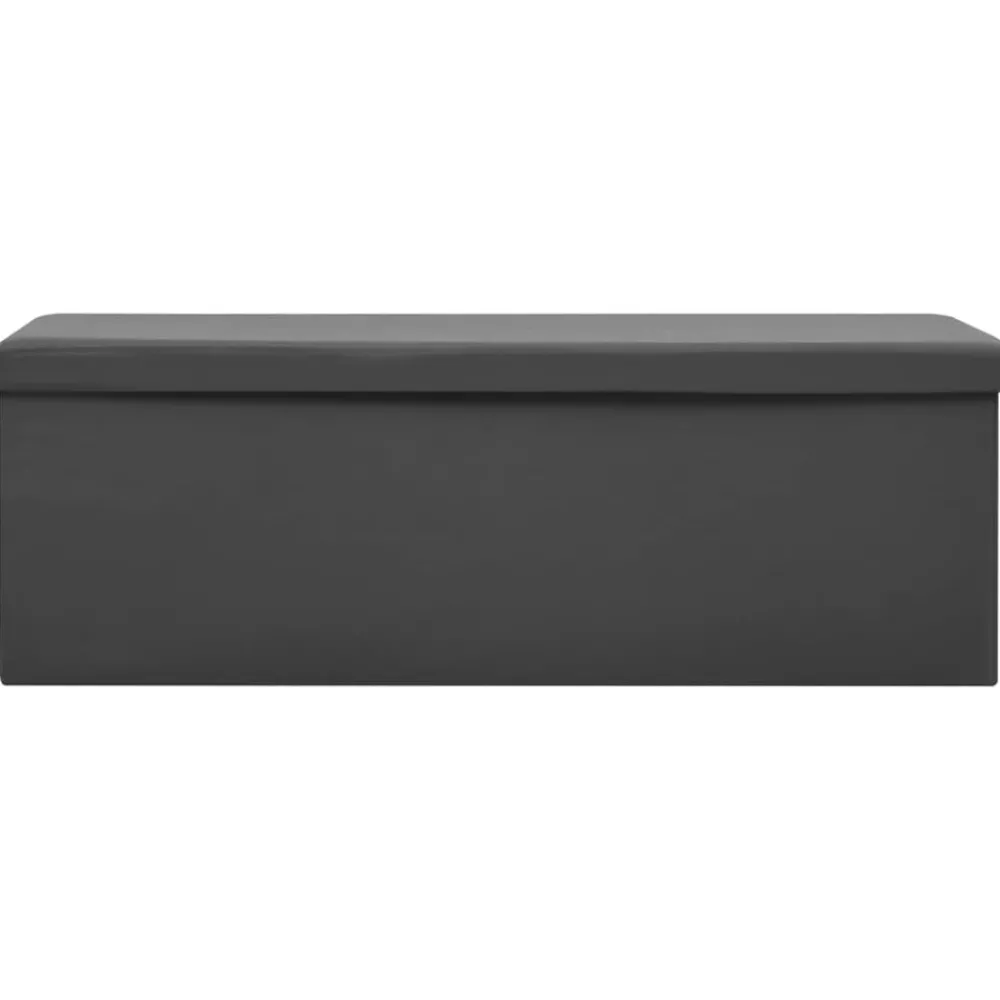 vidaXL Banc de rangement pliable PVC