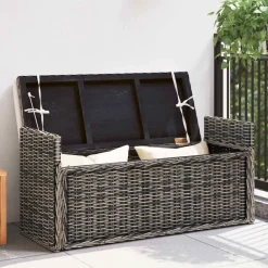 vidaXL Banc de rangement 110 x 40 x 50 cm Rotin