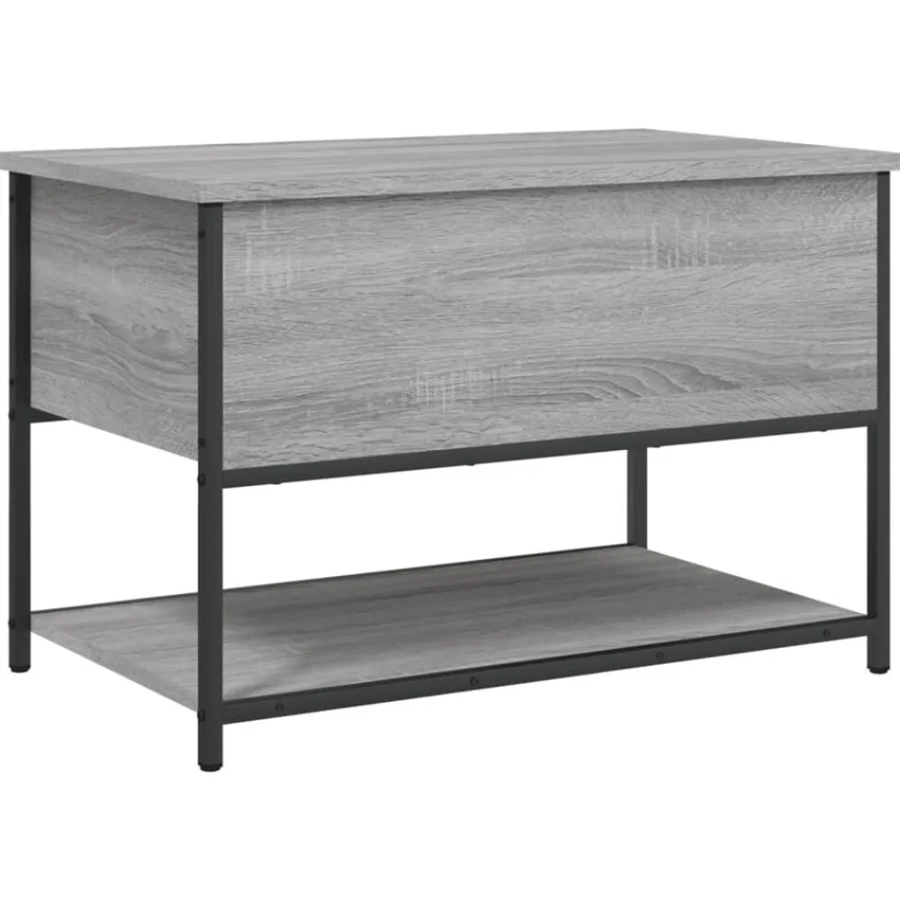 vidaXL Banc de rangement 70x42,5x47 cm bois d'ingénierie