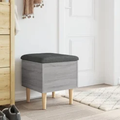 vidaXL Banc de rangement 42x42x46 cm bois d'ingénierie