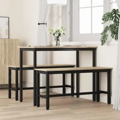 vidaXL Banc de salle à manger Chêne Sonoma 100 x 32,5 x 48,5 cm