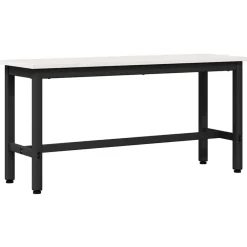 Bancs-vidaXL Banc de salle à manger 100 x 32,5 x 49 cm Blanc