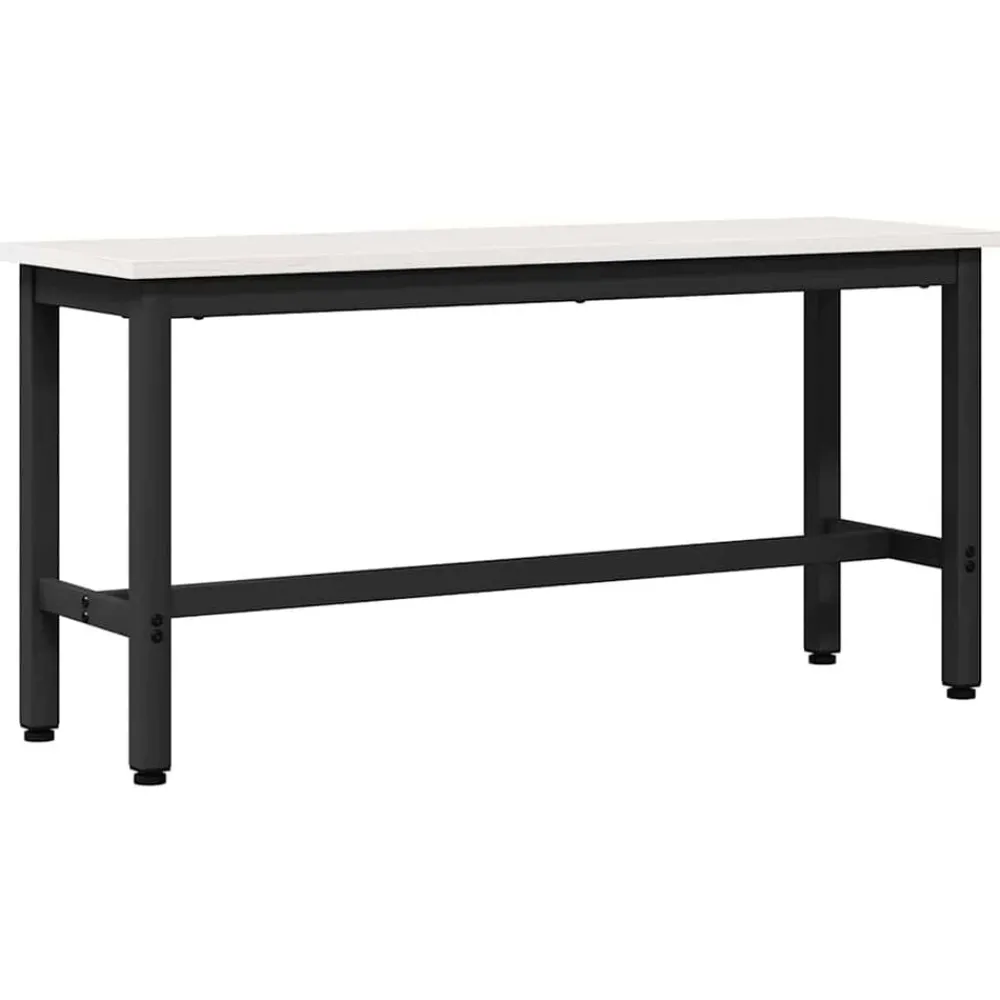 Bancs-vidaXL Banc de salle à manger 100 x 32,5 x 49 cm Blanc