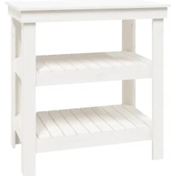 vidaXL Banc de travail 78,5x50x80 cm Bois de pin massif