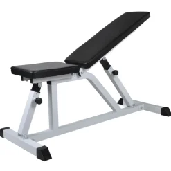 vidaXL Banc d'entraînement avec jeu d'haltères 60,5 kg