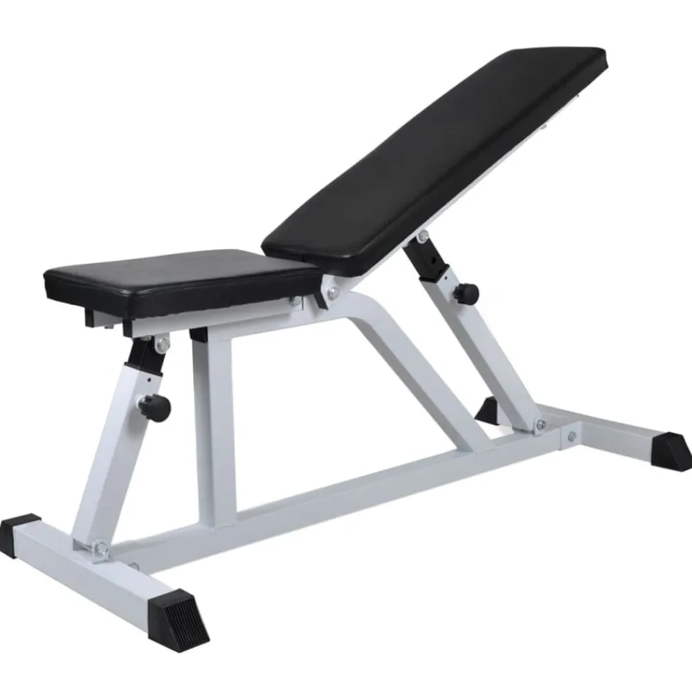 vidaXL Banc d'entraînement avec jeu d'haltères 60,5 kg
