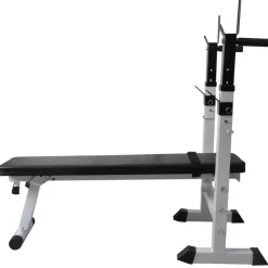 Entraînement & Fitness-vidaXL Banc d'entraînement et support de poids jeu d'haltères 60,5 kg