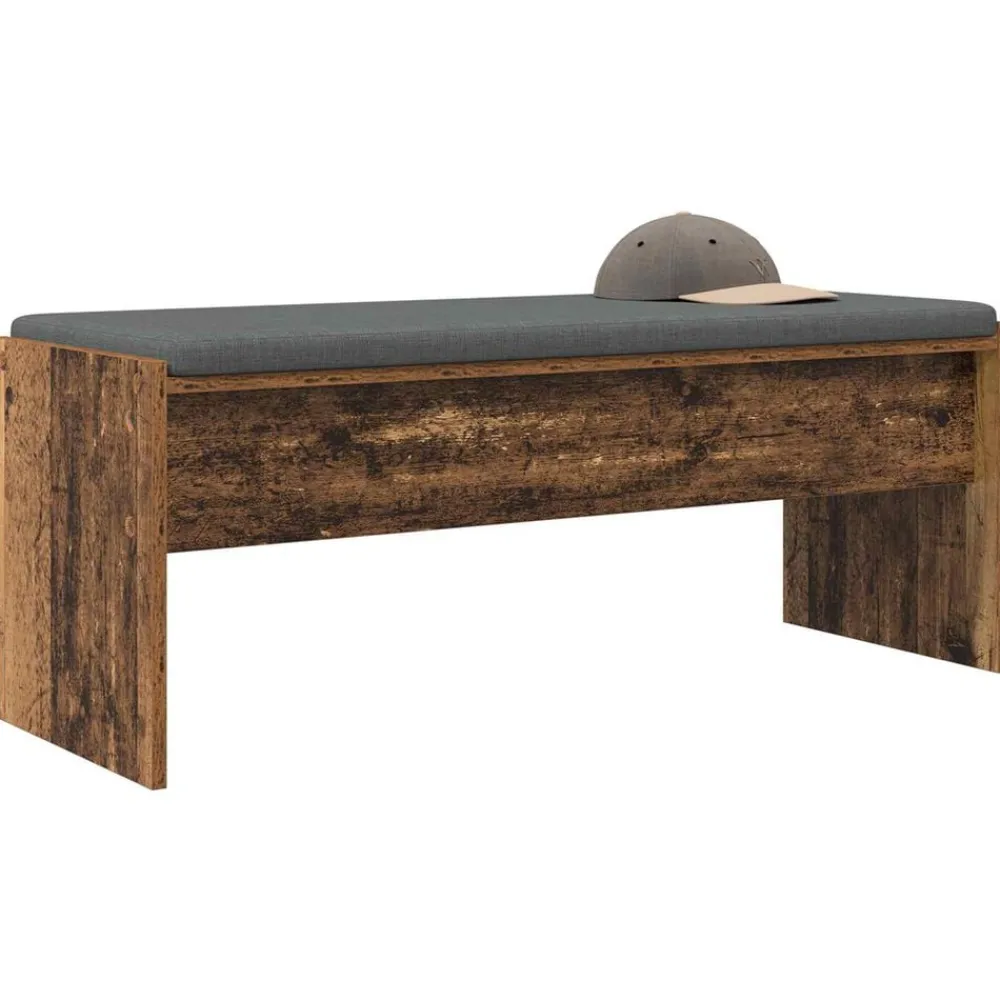vidaXL Banc d'entrée avec coussin 103 x 38 x 40 cm