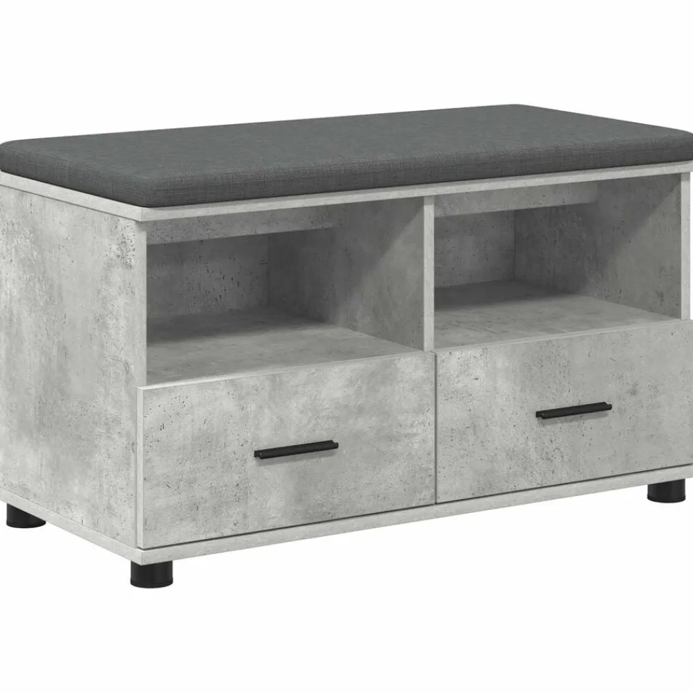vidaXL Banc d'entrée avec coussin 80 x 38 x 46 cm