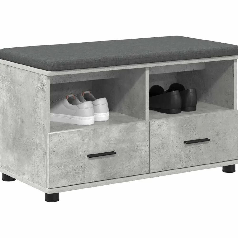 vidaXL Banc d'entrée avec coussin 80 x 38 x 46 cm
