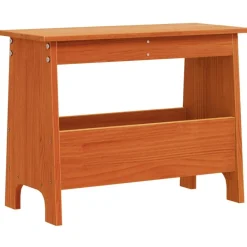 vidaXL Banc d'entrée cire 60x28x45 cm bois de pin massif