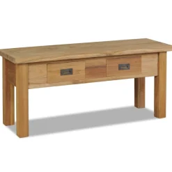 Bancs-vidaXL Banc d'entrée teck massif 90 x 30 x 40 cm