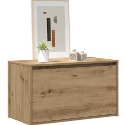 Bancs-vidaXL Banc d'entrée 80x40x45 cm chêne artisanal bois d'ingénierie ch&ecirc;ne artisanal