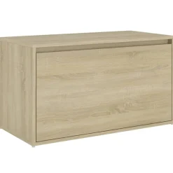vidaXL Banc d'entrée 80x40x45 cm Chêne sonoma Bois d'ingénierie