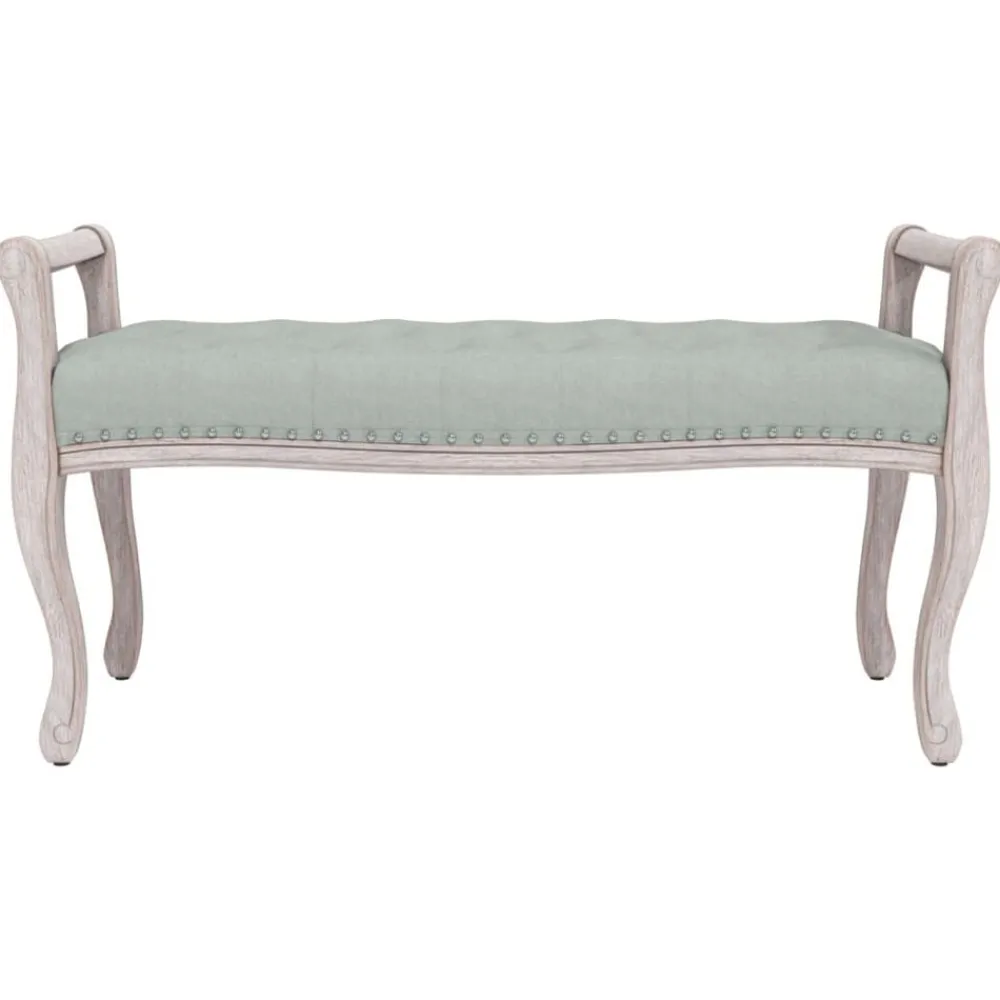 Bancs-vidaXL Banc 110x45x60 cm Velours Gris clair