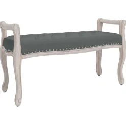 vidaXL Banc foncé 110x45x60 cm Tissu