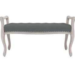 vidaXL Banc foncé 110x45x60 cm Tissu