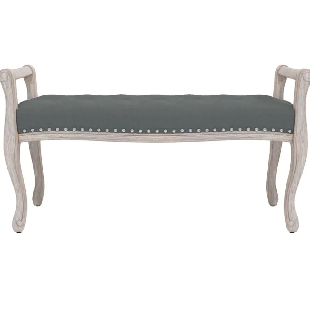 vidaXL Banc foncé 110x45x60 cm Tissu