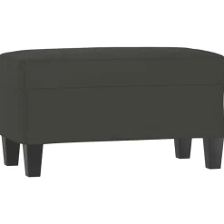 Bancs-vidaXL Banc 70x35x41 cm Tissu microfibre Gris foncé
