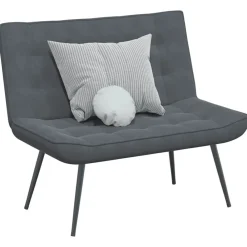 vidaXL Banc 110x74x84 cm velours
