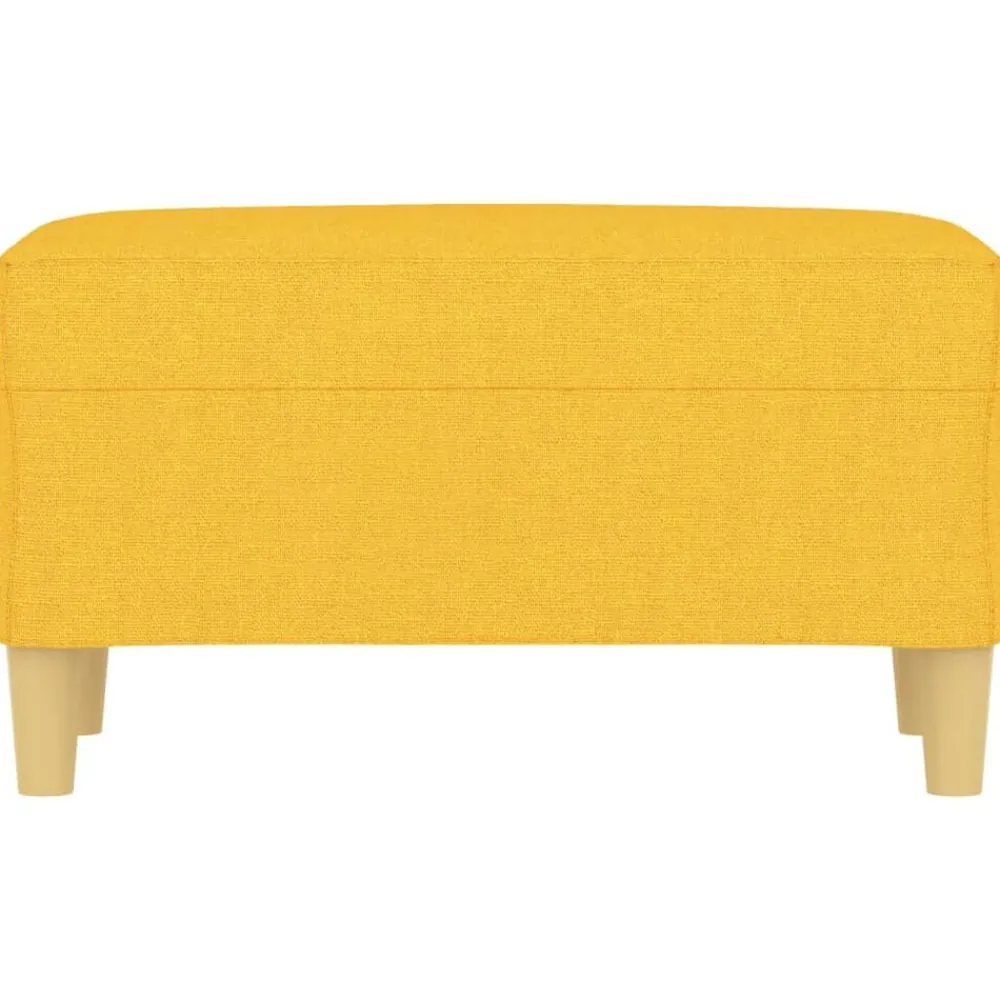 Bancs-vidaXL Banc 70x35x41 cm Tissu Jaune clair