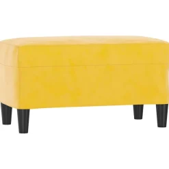 Bancs-vidaXL Banc 70x35x41 cm Velours Jaune