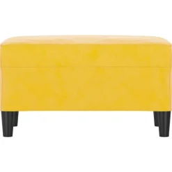Bancs-vidaXL Banc 70x35x41 cm Velours Jaune