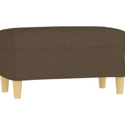 Bancs-vidaXL Banc 70x35x41 cm Tissu Marron