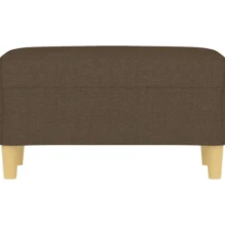 Bancs-vidaXL Banc 70x35x41 cm Tissu Marron