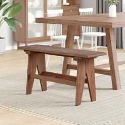 Bancs-vidaXL banc Naturel 100 x 30 x 51 cm Bois massif de récupération