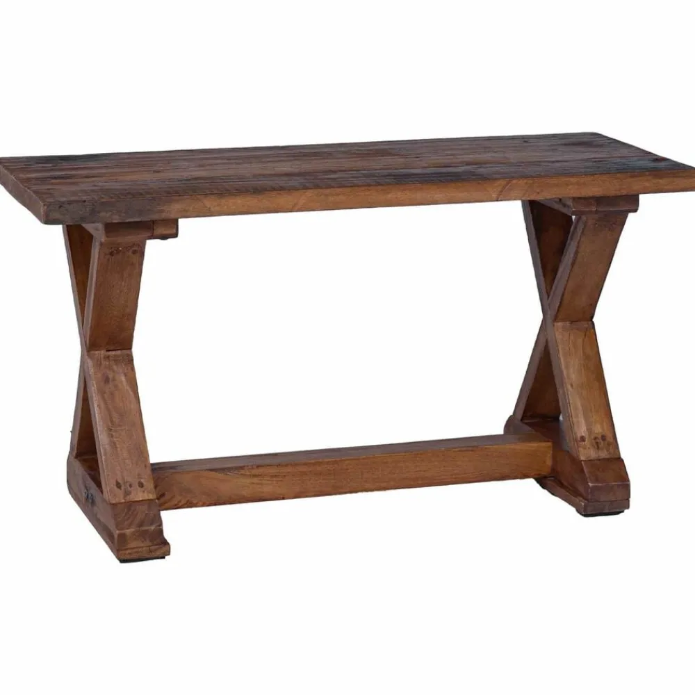 Bancs-vidaXL banc Naturel 85 x 35 x 46 cm Bois massif de récupération
