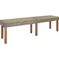 vidaXL banc 160 x 35 x 45 cm Bois de mangue massif