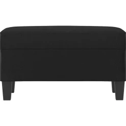 Bancs-vidaXL Banc 70x35x41 cm Similicuir Noir