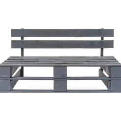 vidaXL Banc palette de jardin bois