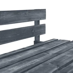 vidaXL Banc palette de jardin bois